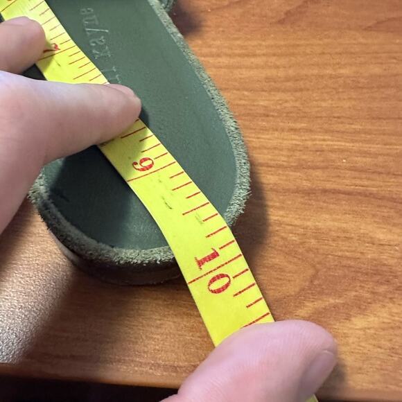 Jenni Kayne Suede Mules in Laurel Size 37 7 Casual Shoes Capsule Minimalist - Picture 16 of 16